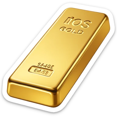 24 carat gold bar sticker