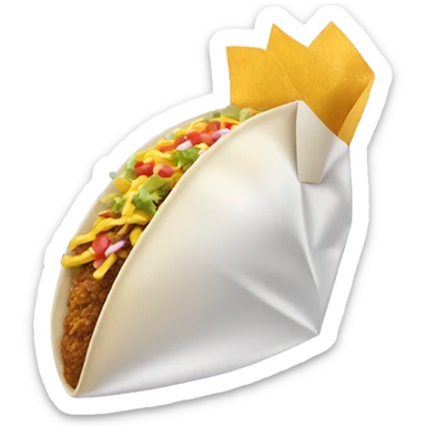 big taco bell bag sticker