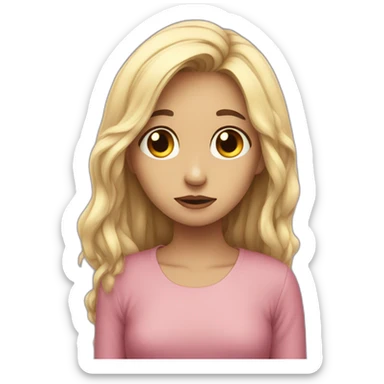 Triste cœur sticker