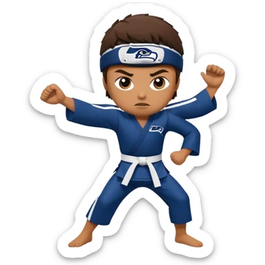 Seattle Seahawks Karate sticker