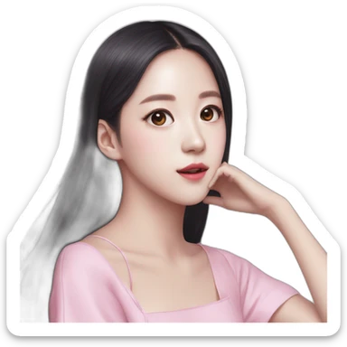 Jisoo black pink  sticker