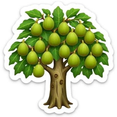 fig tree  sticker