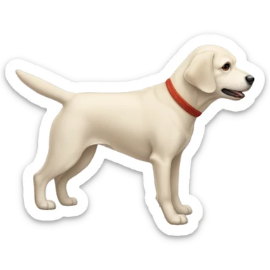 Perro volador sticker