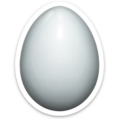 black _and_white shiny dragon egg sticker