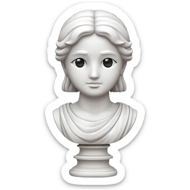 fais une statue grecque sticker
