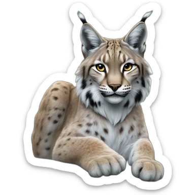 Lynx cool sticker