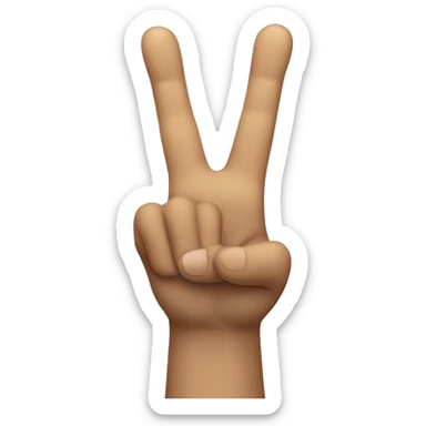 An emoji where both hands form a triangle with palms facing outward, with the two thumbs connected to form the base of the triangle. sticker