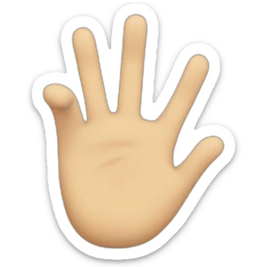 Avatar show hand like 🫶 sticker