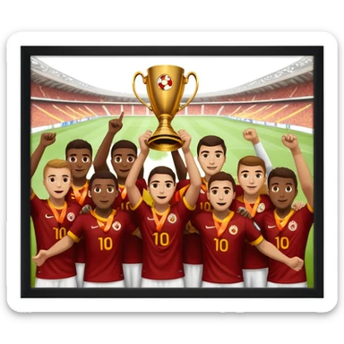 Galatasaray ın aldıgı uefa kupası sticker