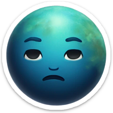 neptune planet sticker