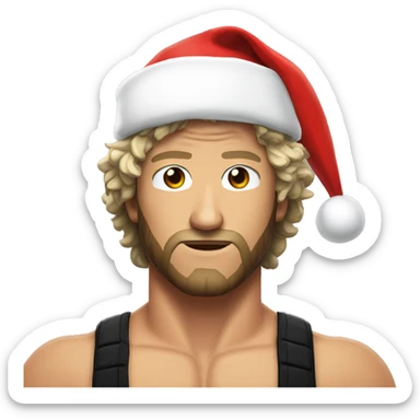 Kenny Omega with Santa hat sticker