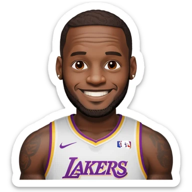 LeBron James sticker