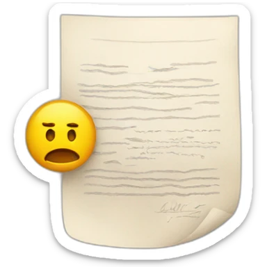 contract canceled with x sticker