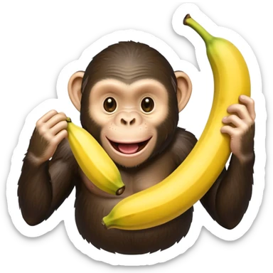 chimpanzini bananini sticker