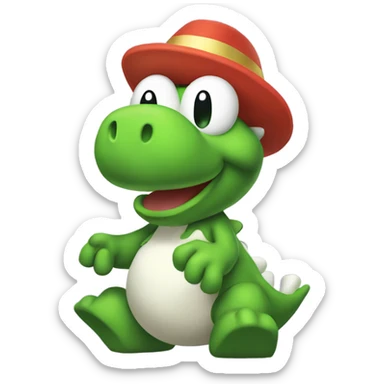 yoshi new year sticker