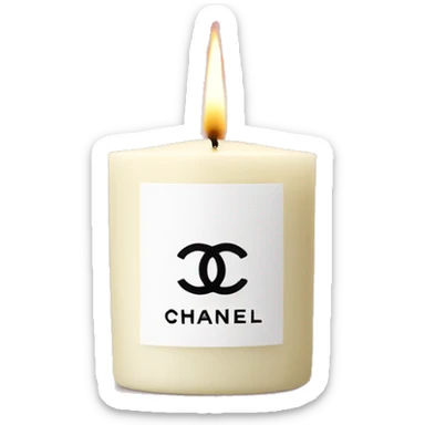 Chanel candle sticker