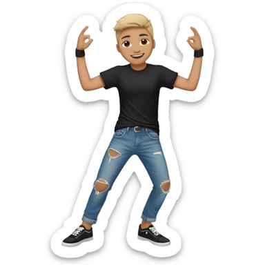 🤤+🤘+💃 sticker