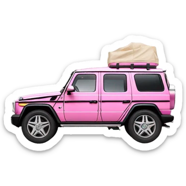 Pink gwagon  sticker