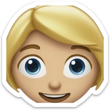 hyper gêné sticker