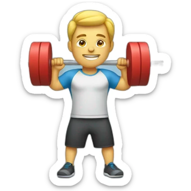 a software developer who is also an athlete and also lifts weights sticker