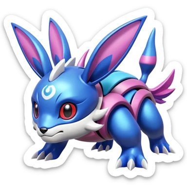 Palkia-Kyogre-Eevee-fusion sticker