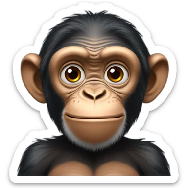Chimpanzé ptdr sticker