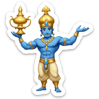 genie of the lamp sticker