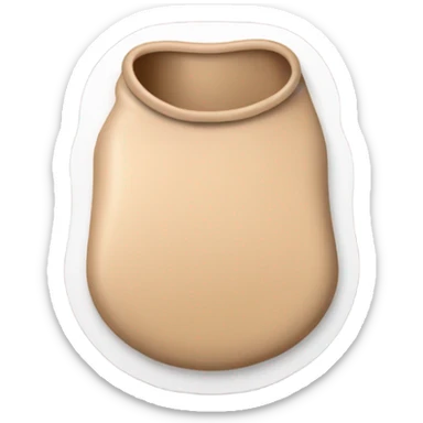 ostomy bag with a plate made out of skin colored adhesive using Coloplast ostomy bag as example sticker