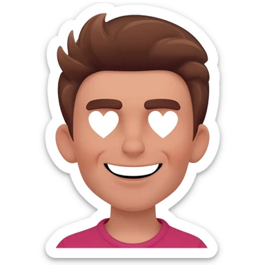 Crea un emoji de enamorado sticker