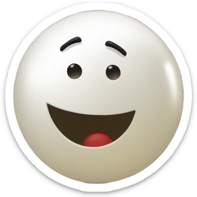 excited bowling ball sticker
