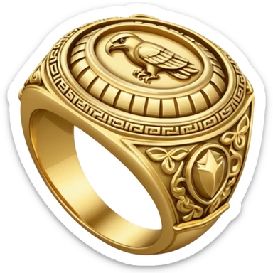 Superbowl ring sticker