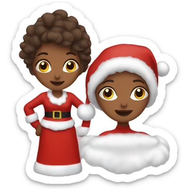 Me and Mrs Claus sticker