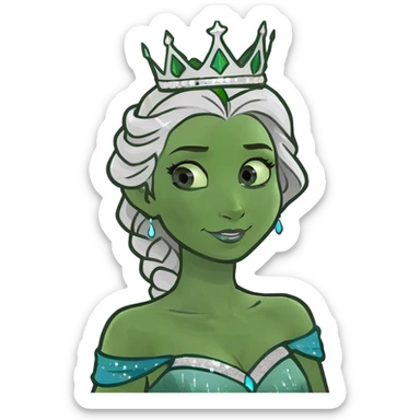 queen elsa from disney  sticker