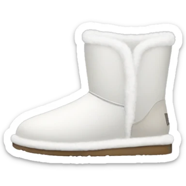 white UGG shoes sticker