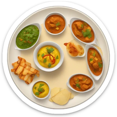 indian food dish sticker
