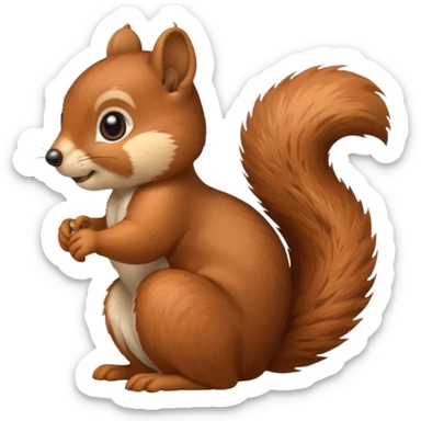 squirrel sticker