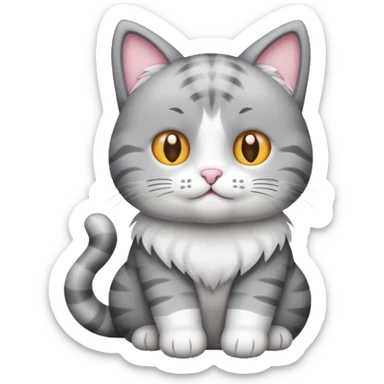 Gato de pelúcia sticker