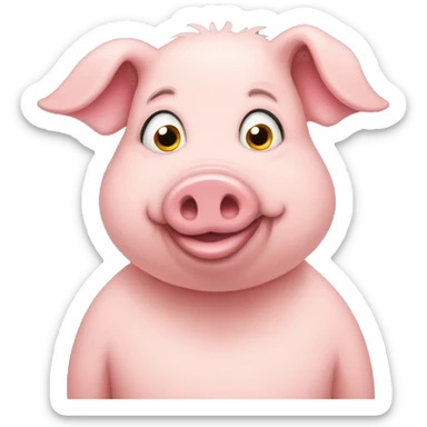 Pig sticker