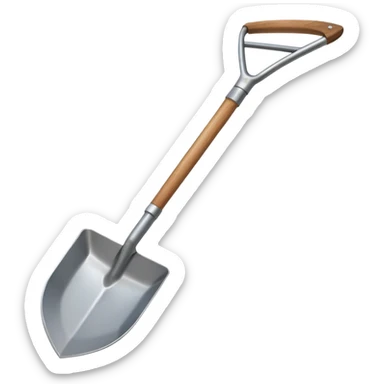 a short shovel sticker