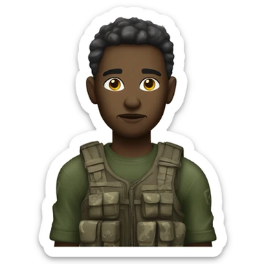 post apocalypse survivor with camo gea sticker