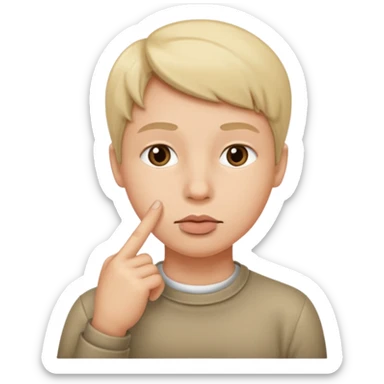 😱😡👿Kuchh Aisa Hi image Rahe Jo Apne Munh per ungali Rakhe Hue silent Rahe Uske Jaisa bahut image bnao sticker