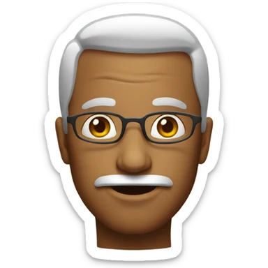 smug looking emoji  sticker