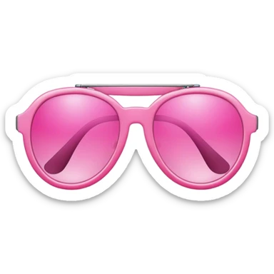 Pink sunglasses  sticker