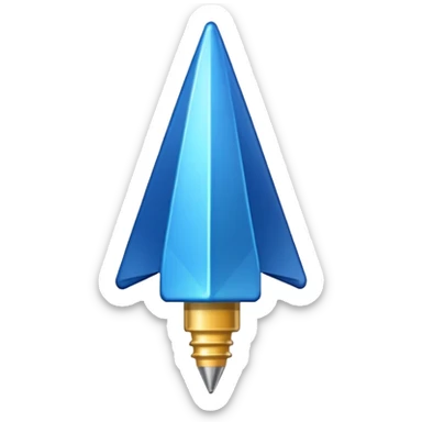 blue pin for map sticker