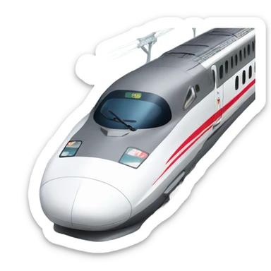 Japan bullet train  sticker