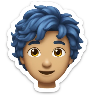 Lingkaran biru sticker