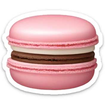 Light pink macaron sticker
