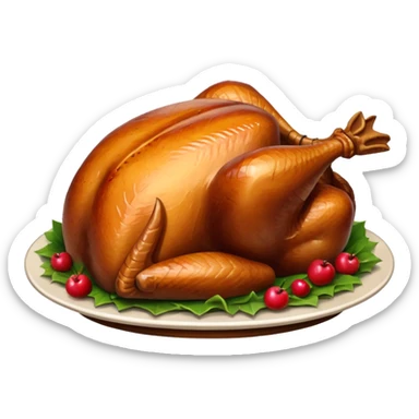 roast turkey sticker