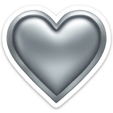 Platinum Heart  sticker