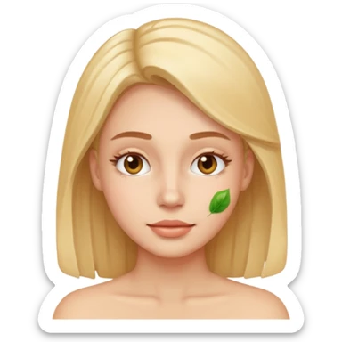 Detox face sticker